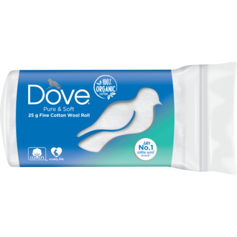 1122 - DOVE COTTON WOOL ROLL 25G