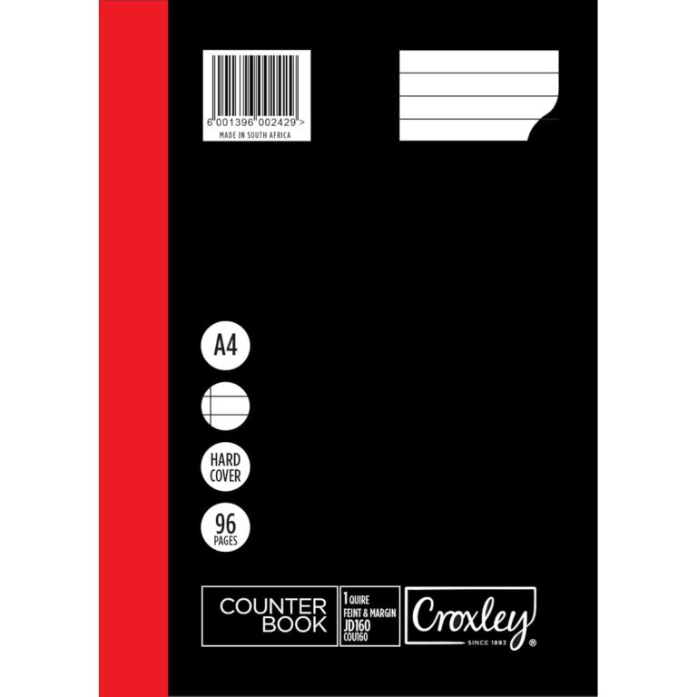 2456 - CROXLEY COUNTER BOOK 1 QUIRE 96PG - FEINT