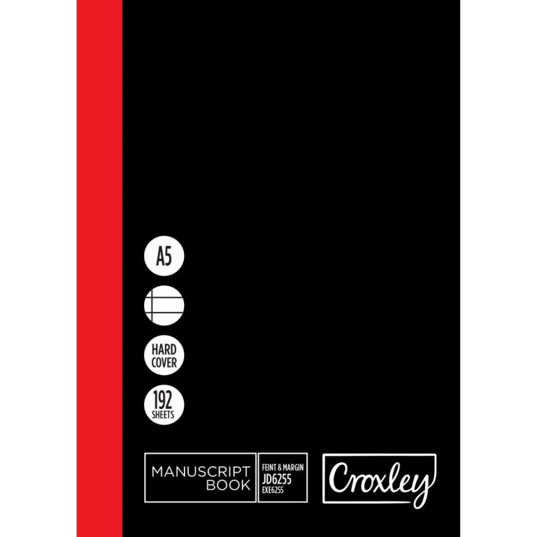 287 - CROXLEY MANUSCRIPT BOOKS A5 192PG FEINT