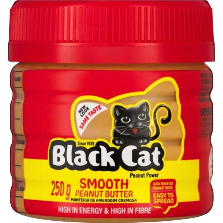 2974 - BLACK CAT PEANUT BUTTER - SMOOTH 250G