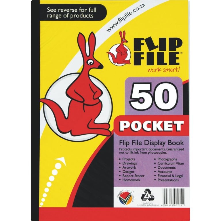 4163 - FLIP FILE 50-POCKET