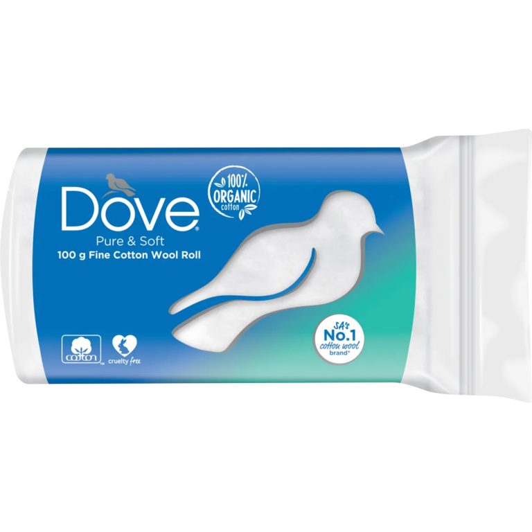 4303 - DOVE COTTON WOOL ROLL 100G