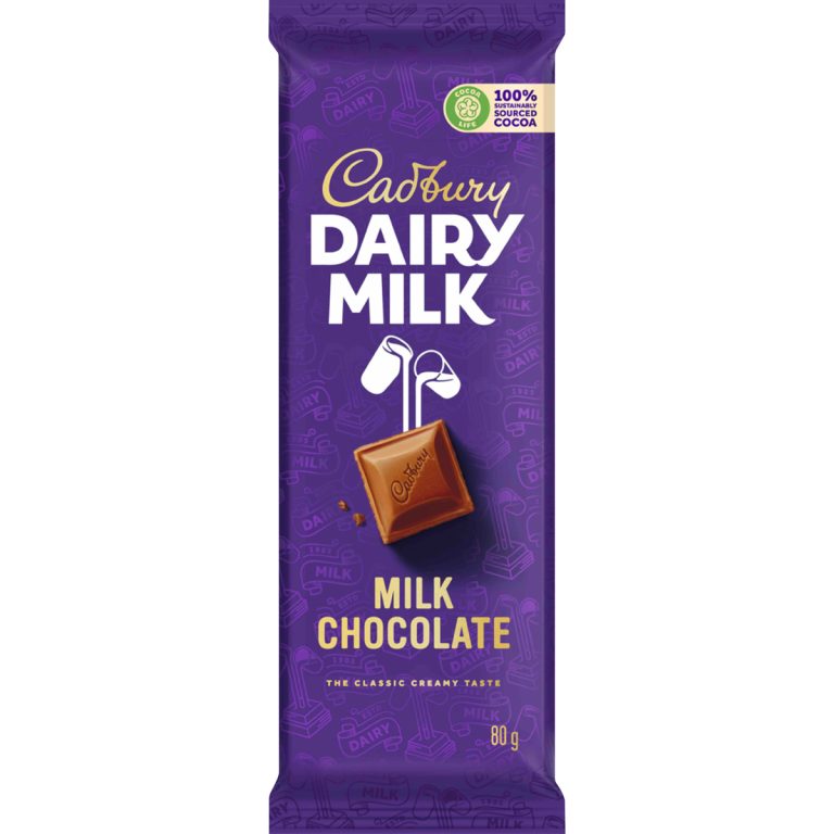 5358 - CADBURY SLABS - DAIRY MILK 80G