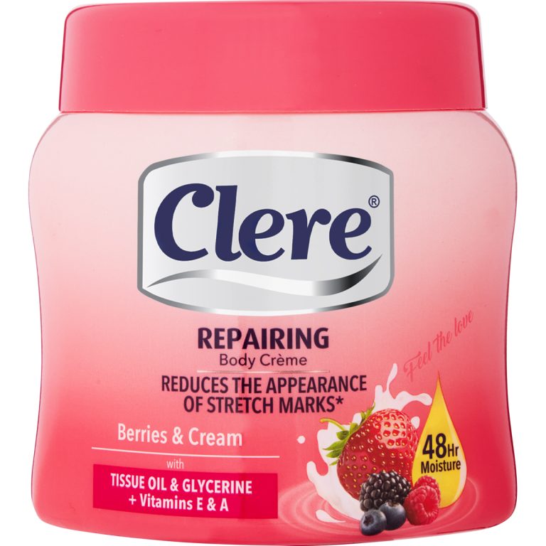 620 - CLERE BODY CREME - BERRIES & CREAM 500ML
