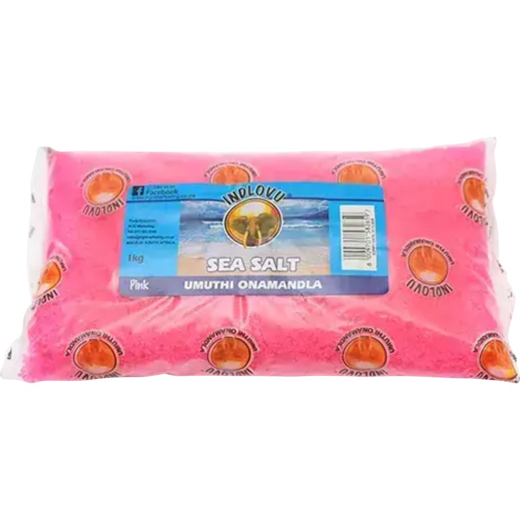 Indlovu Sea Salt 1kg - Pink