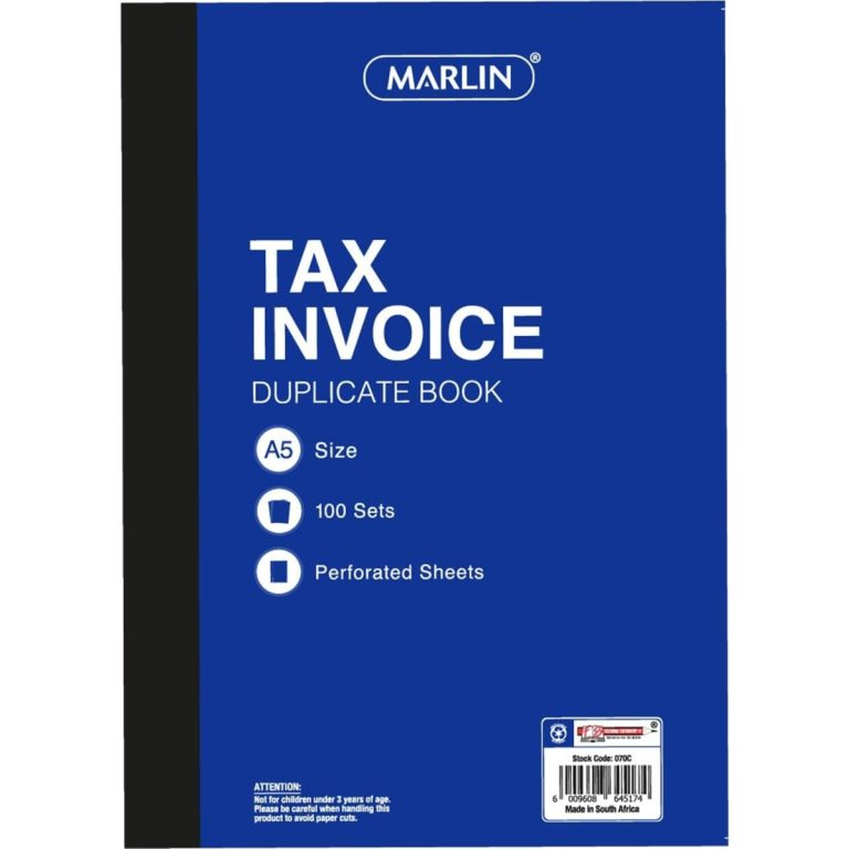 6885 - MARLIN DUPLICATE PEN CARBON A5 - INVOICE