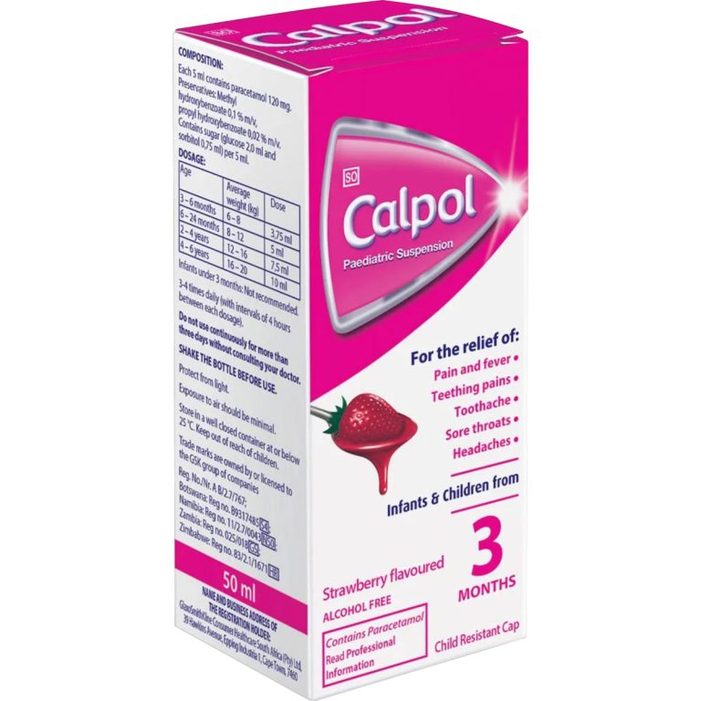 7025 - CALPOL PAEDIATRIC SYRUP 50ML