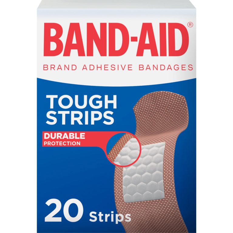 7255 - BAND AID TOUGH STRIPS 20'S