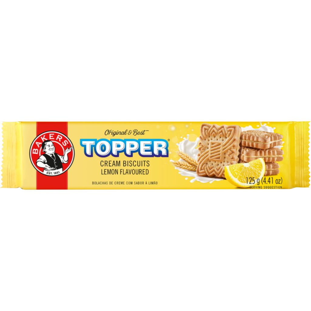 Bakers Topper Biscuits 12x125g - Lemon