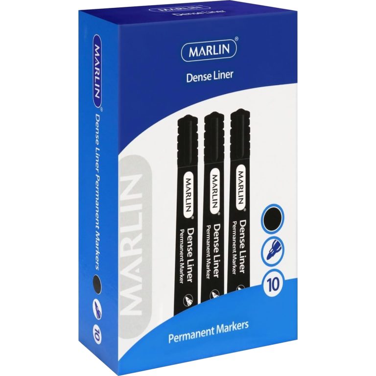 7685 - MARLIN PERMANENT MARKERS 10'S