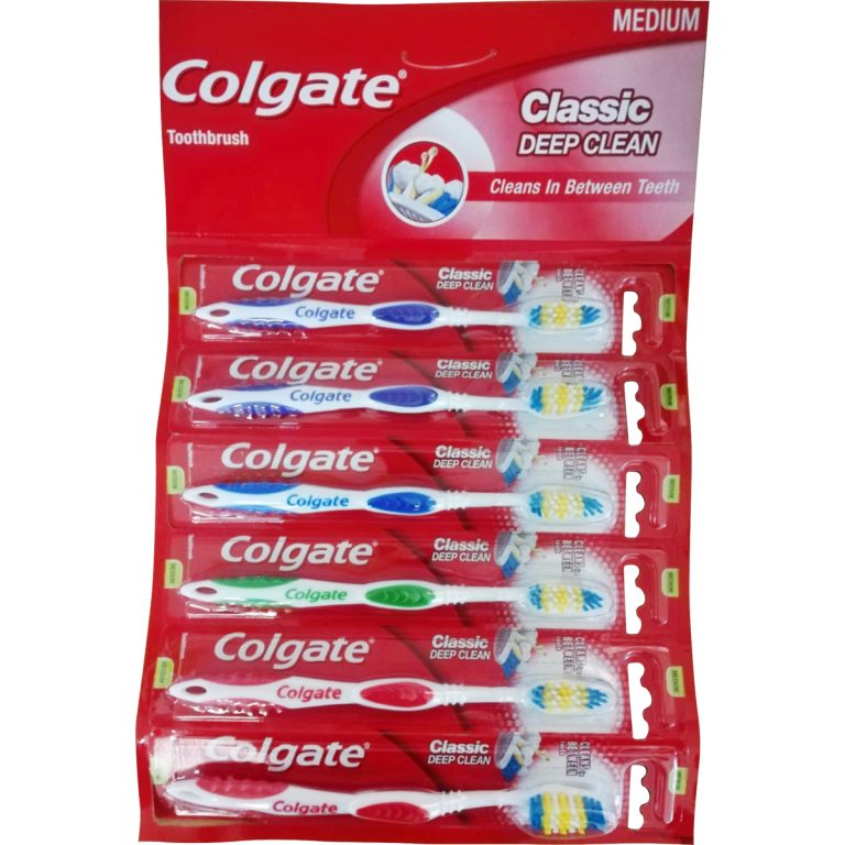 8711 - COLGATE TOOTHBRUSH CLASSIC CLEAN 6'S