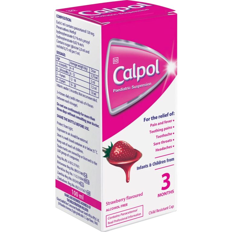 9264 - CALPOL PAEDIATRIC SYRUP 100ML