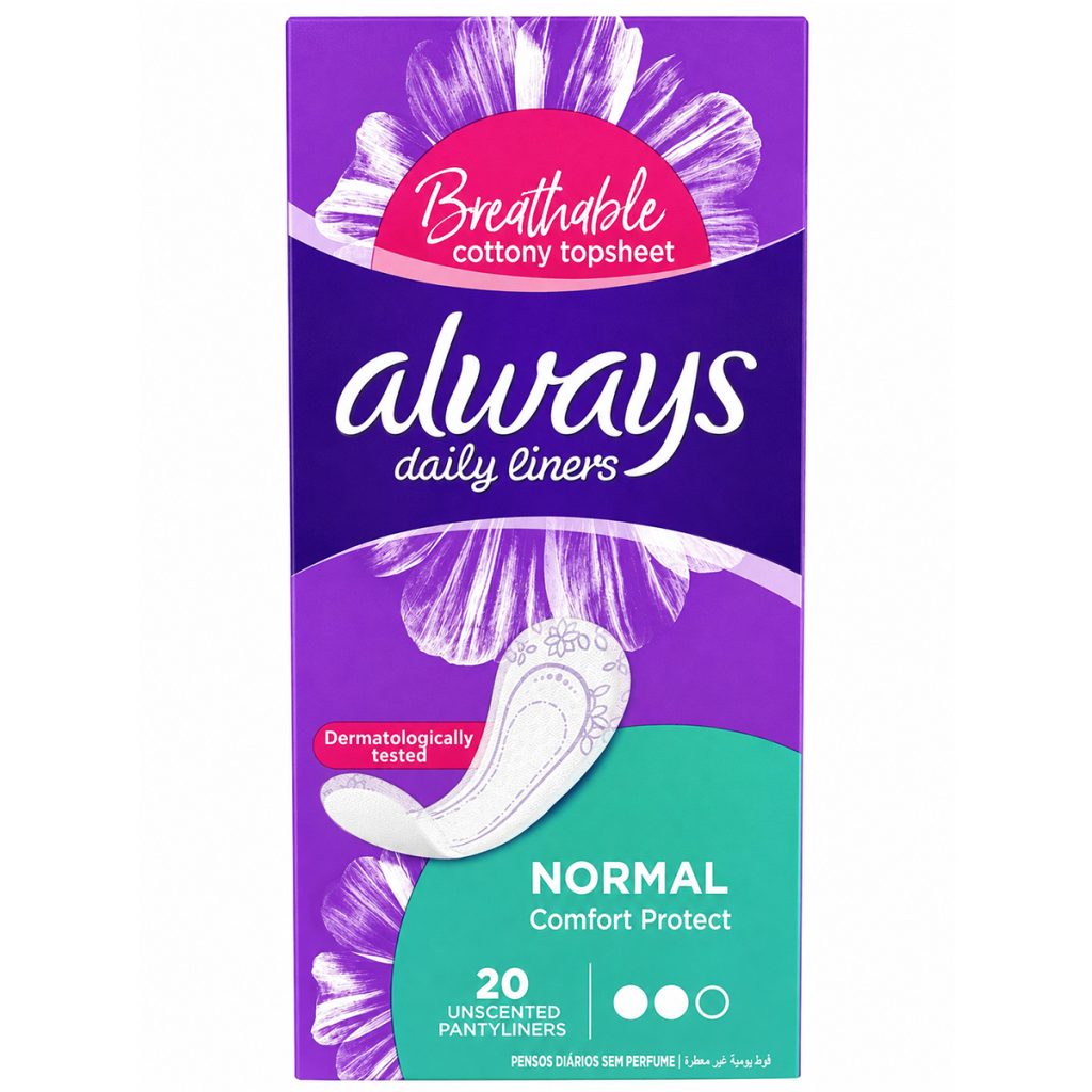 Always Liners Normal 20's - Unscented
