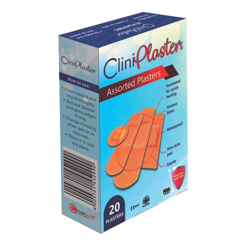 Clini Plasters 20's - Assorted