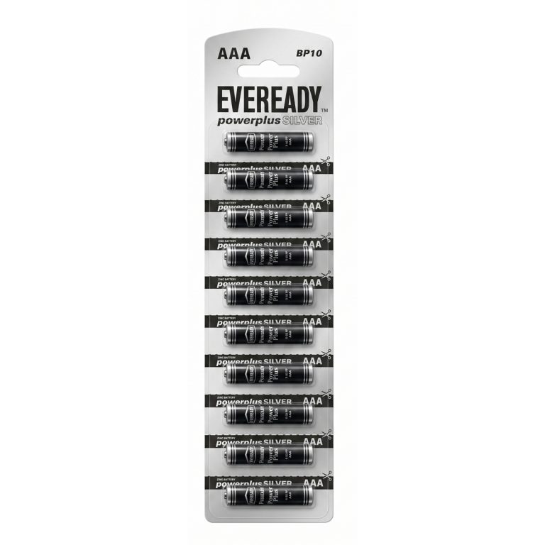 EVEREADY POWER PLUS AAA BLISTER PACK 10'S