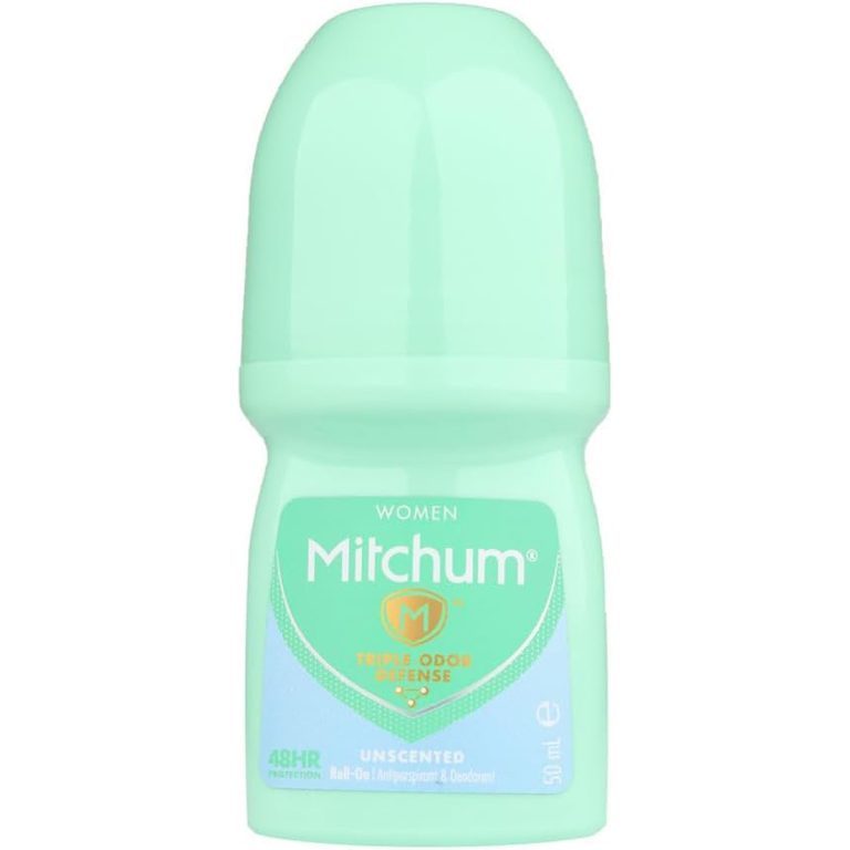 MITCHUM ROLL-ON WOMEN - UNSCENTED 50ML
