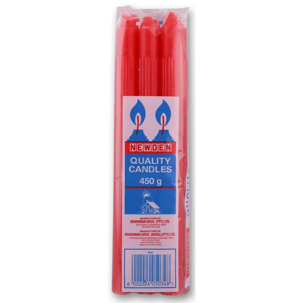 Newden Candles Assorted 12x450g - Red