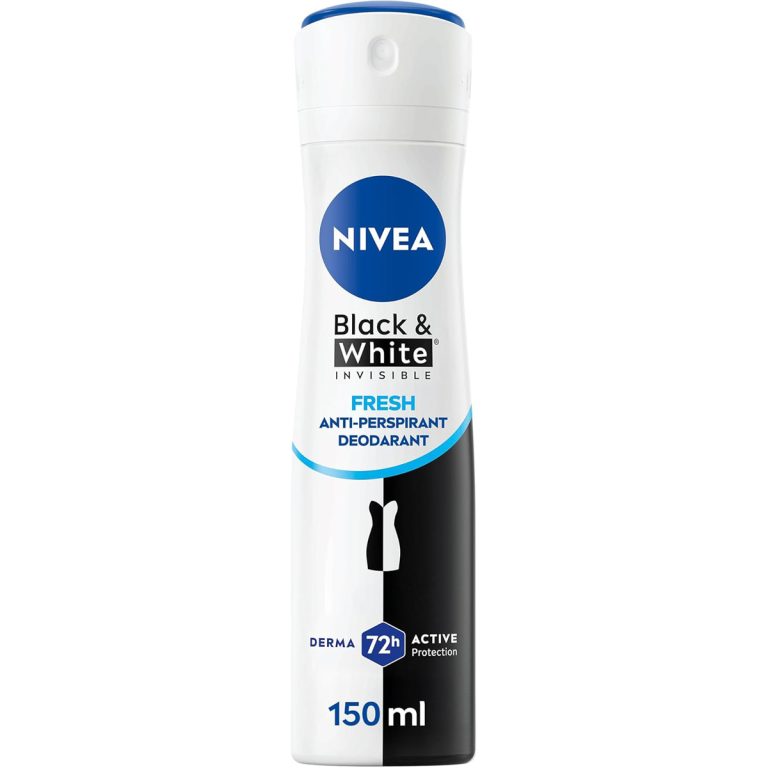 NIVEA DEODORANT - INVISIBLE B&W FRESH FEMALE 150ML
