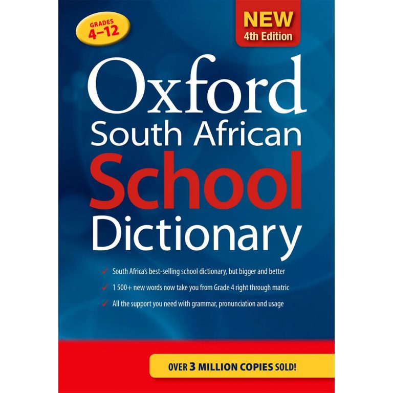 OXFORD SA SCHOOL DICTIONARY 4TH EDITION