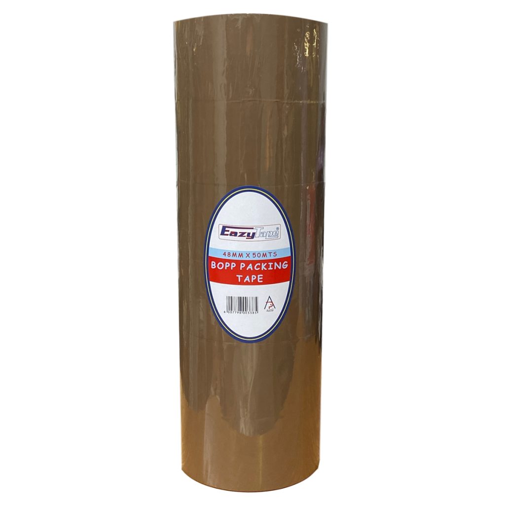 Packaging Tape Clear / Brown 48mm x 50mt (6's) - Brown