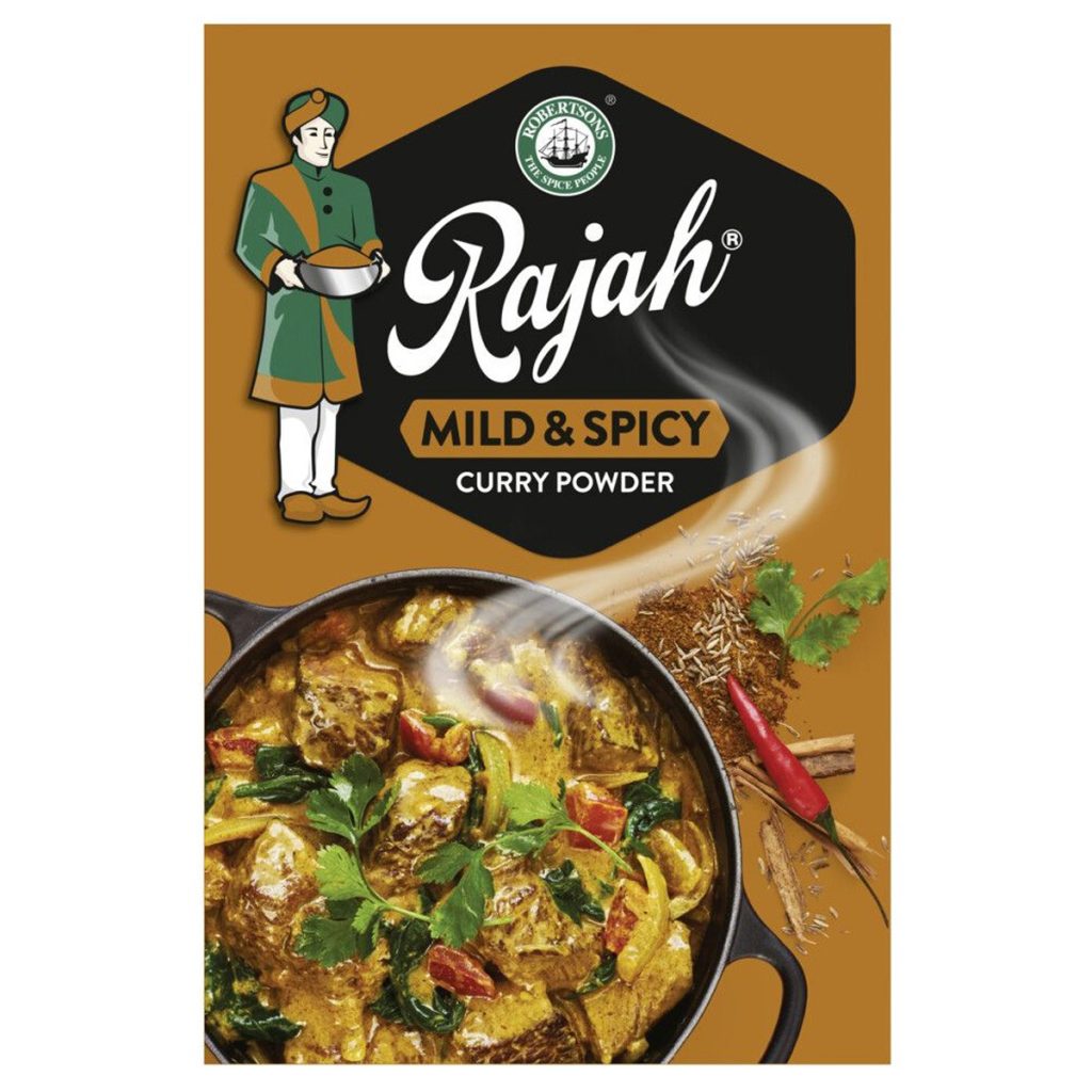 Rajah Curry Powder 10x50g - Mild & Spicy