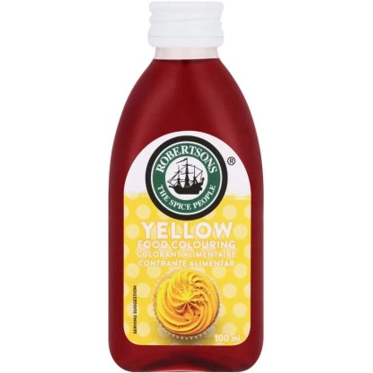 ROBERTSONS FOOD COLOUR - YELLOW 100ML