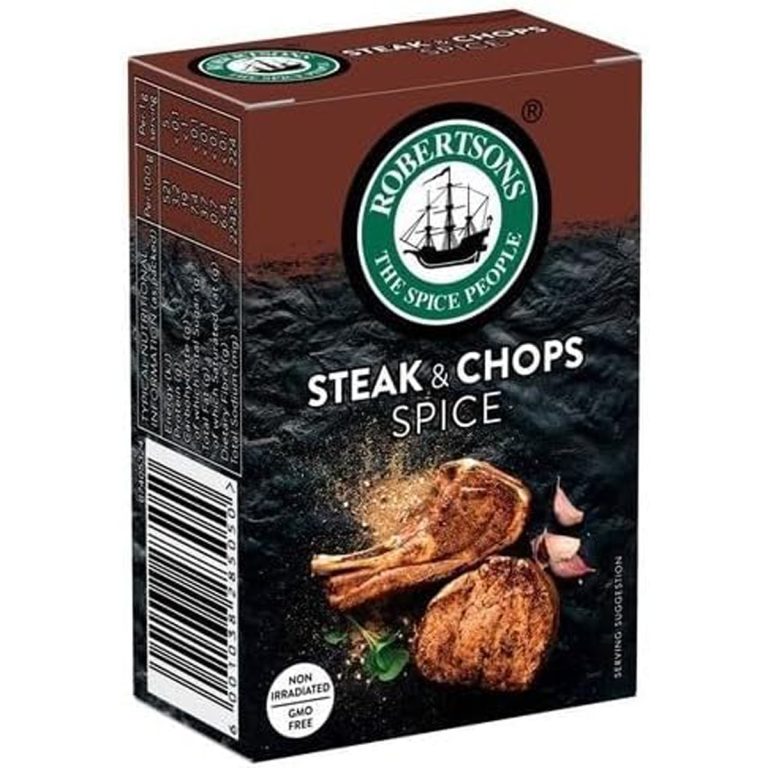 ROBERTSONS REFILL SPICES MEDIUM STEAK & CHOPS 80GR