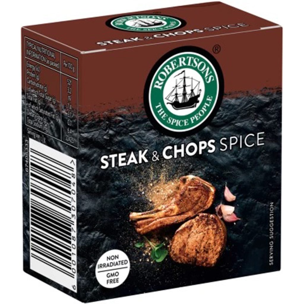 Robertsons Spice Refill Small 5x35g - Steak & Chops