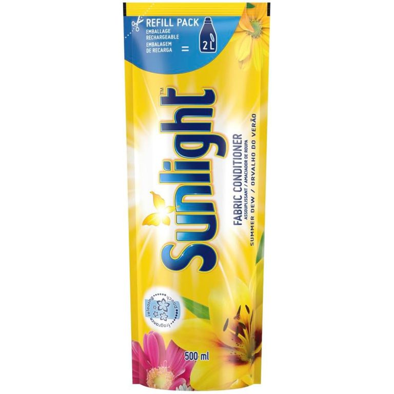 SUNLIGHT FABCON REFILL - SUMMER DEW 500ML