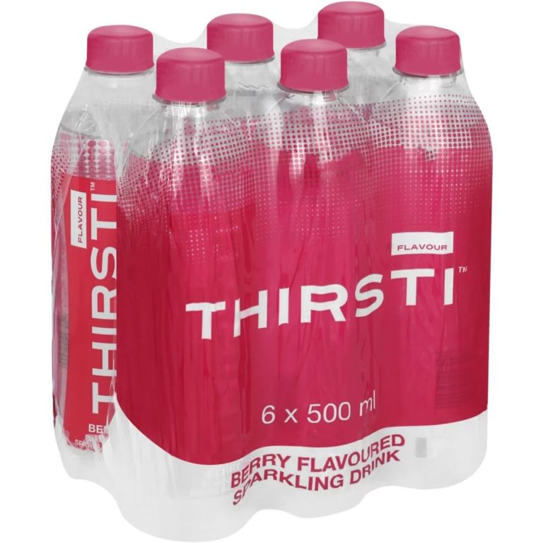 THIRSTI FLAVOURED WATER 500ML - SPARKLING BERRY