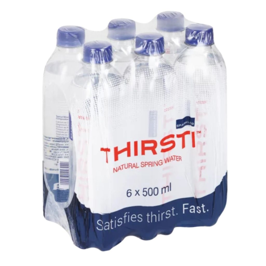 Thirsti Water Still / Sparkling 6x500ml - Sparkling