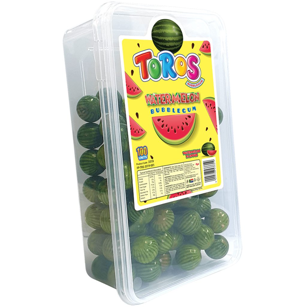 Toros Jellies Tubs Assorted - Watermelon 125's