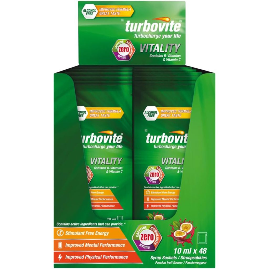 Turbovite Booster Sachets 48x10ml - Vitality (Green)