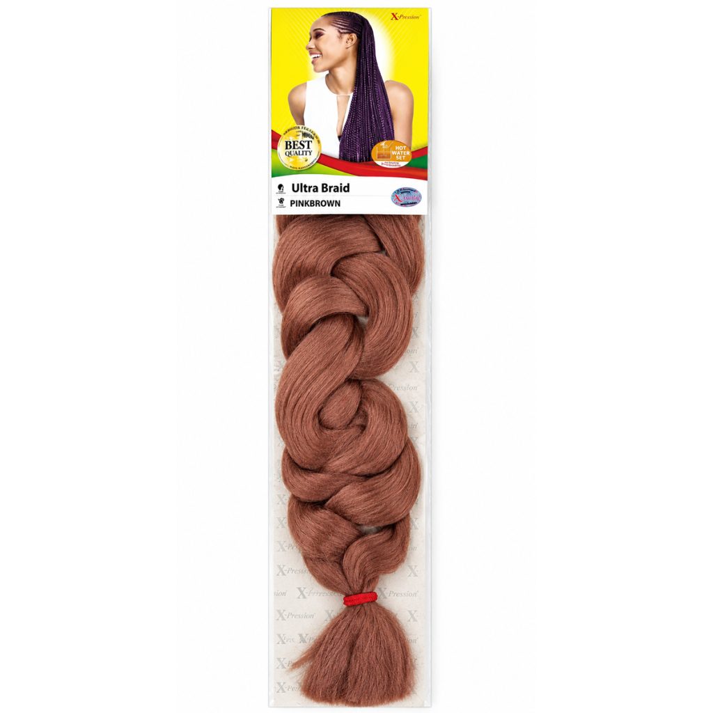 X-Pression Ultra Braids - Pink Brown