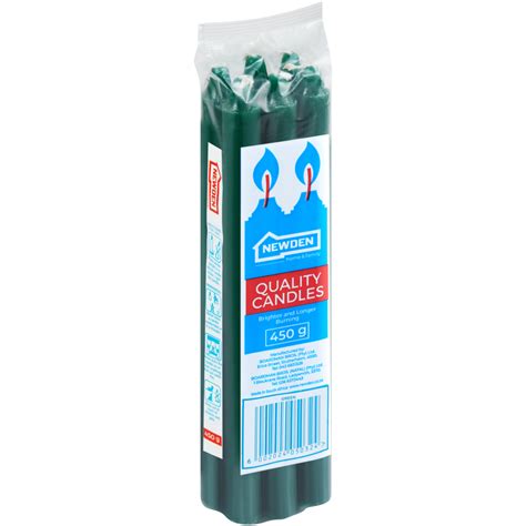Newden Candles Assorted 12x450g - Green