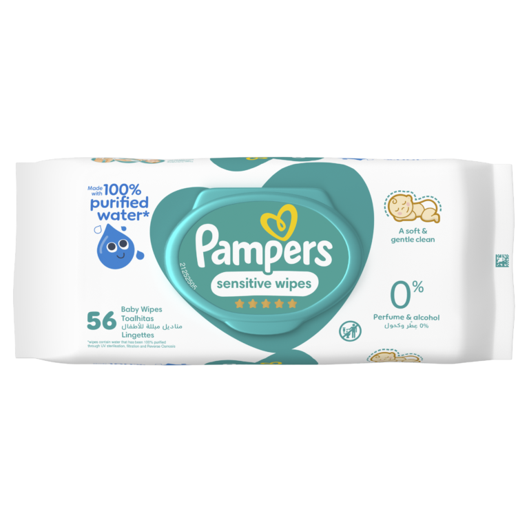 PAMPERS BABY WIPES SENSITIVE 4X56'S