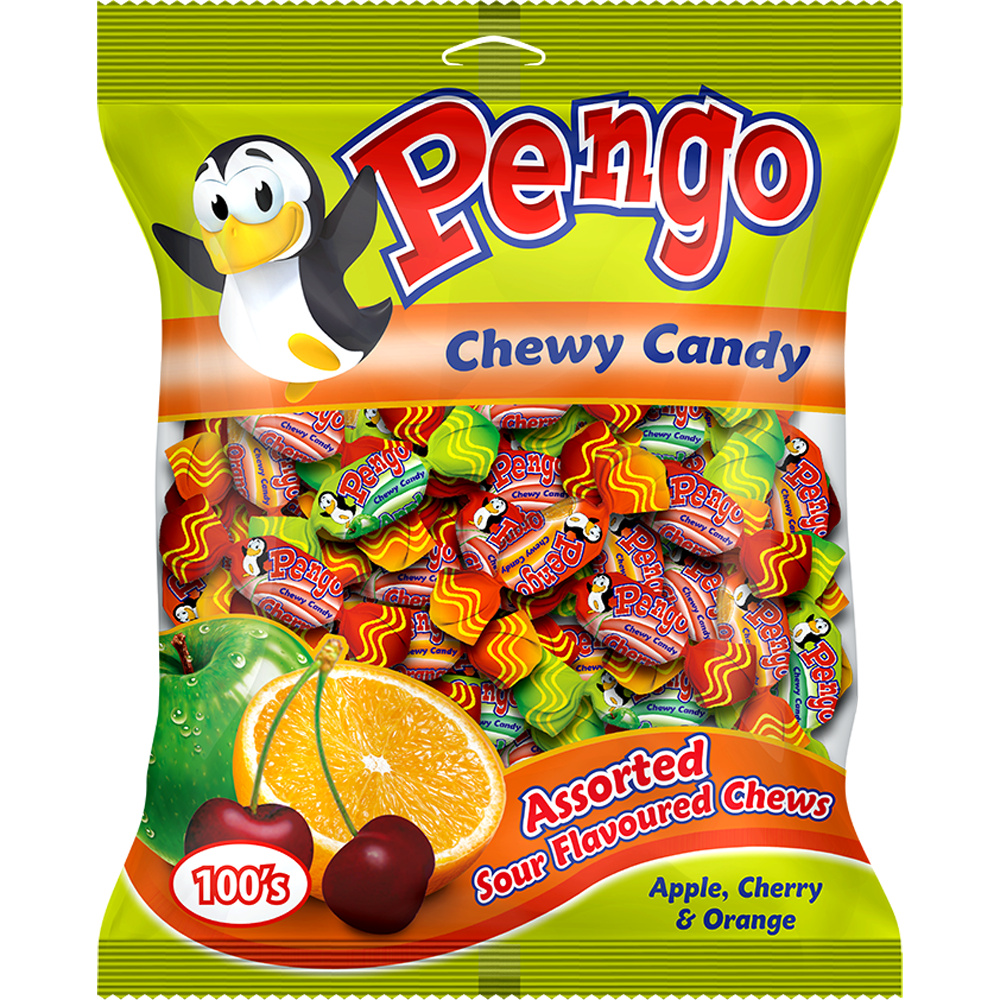 Pengo Chewy Candy 100's - Sour