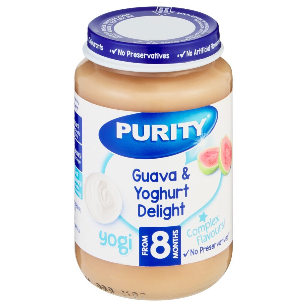 Purity 3rd Baby Food - 6x200ml - Guavas & Yoghurt