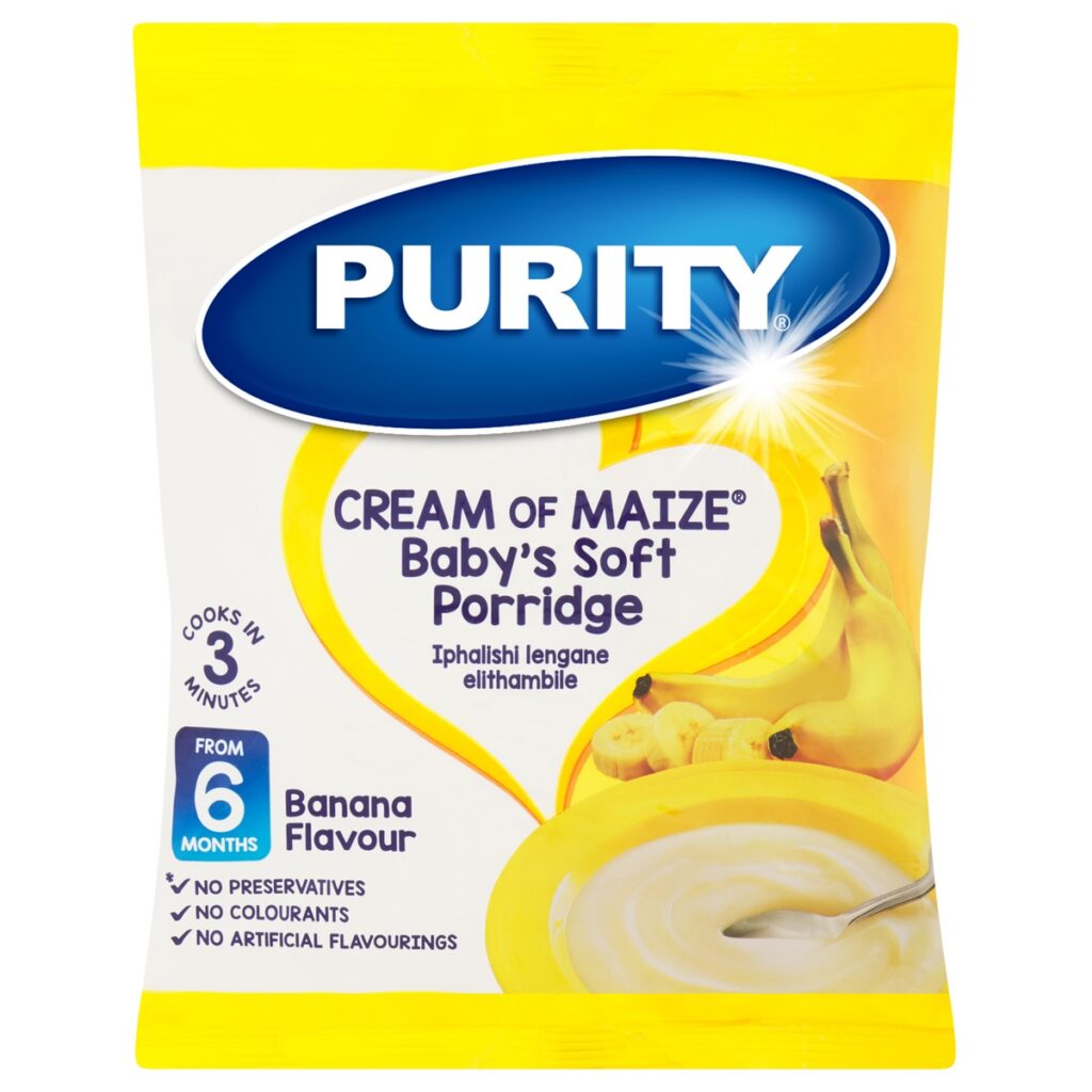 Purity Cream Of Maize 6x400g - Banana