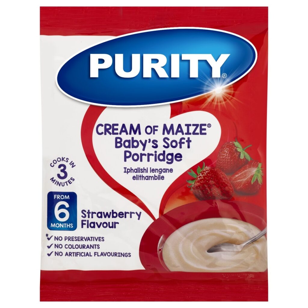 Purity Cream Of Maize 6x400g - Strawberry