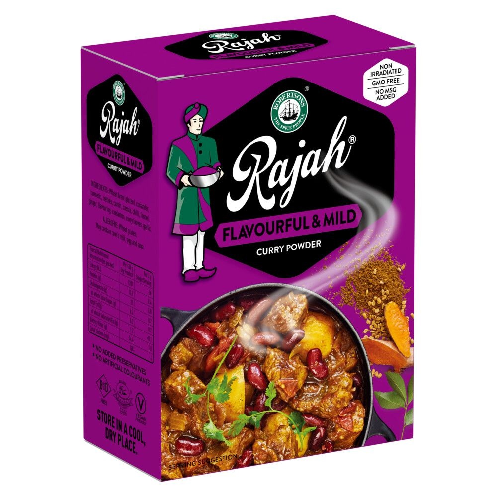 Rajah Curry Powder 10x100g - Flavourful & Mild