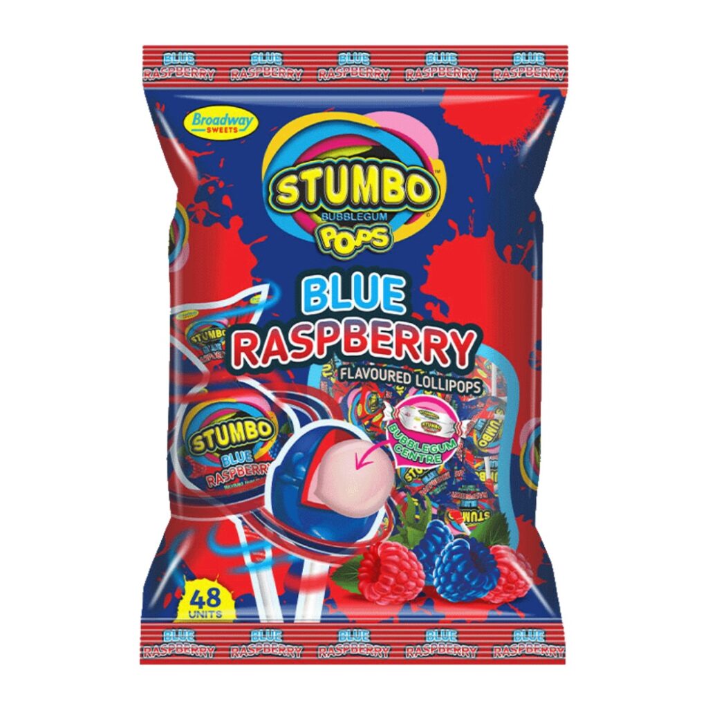 Stumbo Pops 48's - Blue Raspberry