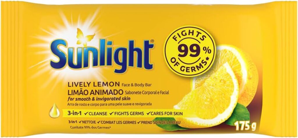 Sunlight Bath Soap 6x175g - Lemon