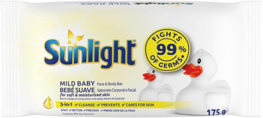 Sunlight Bath Soap 6x175g - Mild Baby