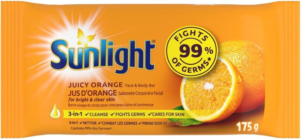 Sunlight Bath Soap 6x175g - Orange