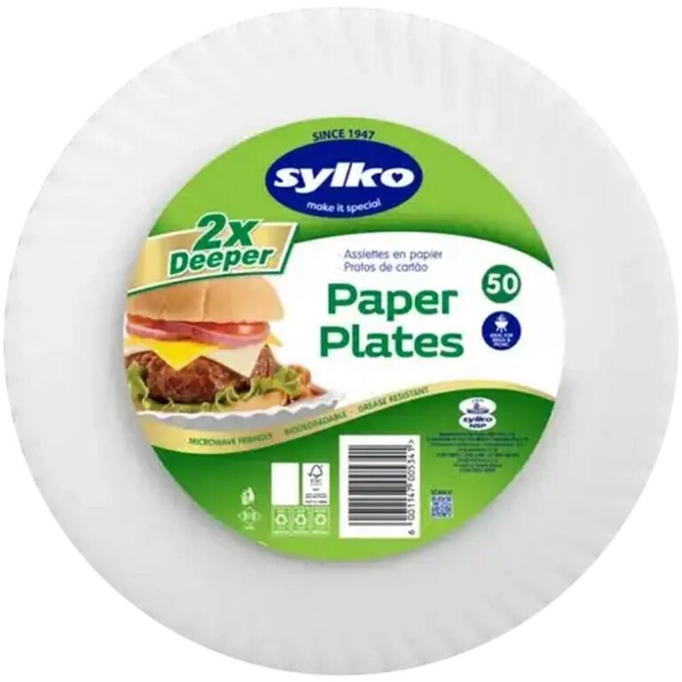 SYLKO PAPER PLATES 230MM