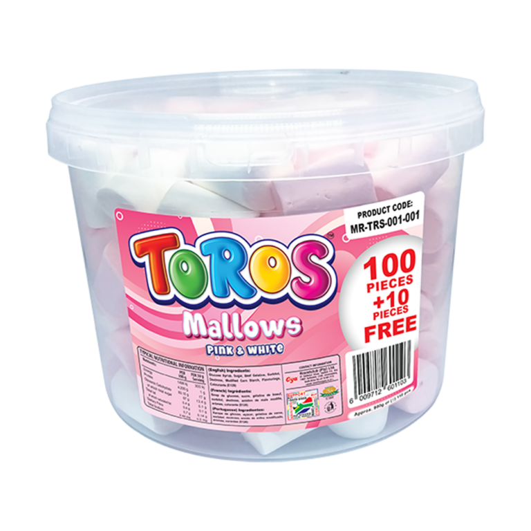 TOROS MALLOWS BUCKET - PINK & WHITE