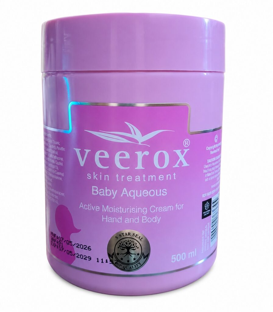 Veerox Body Cream 6x500ml - Baby Aqueous
