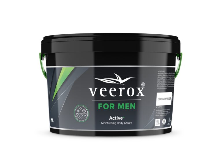 VEEROX BODY CREAM TUB 1LT MEN - ACTIVE