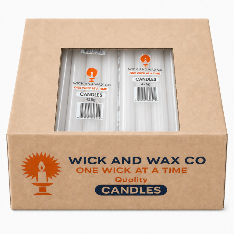 WICK AND WAX CANDLES (WHITE)